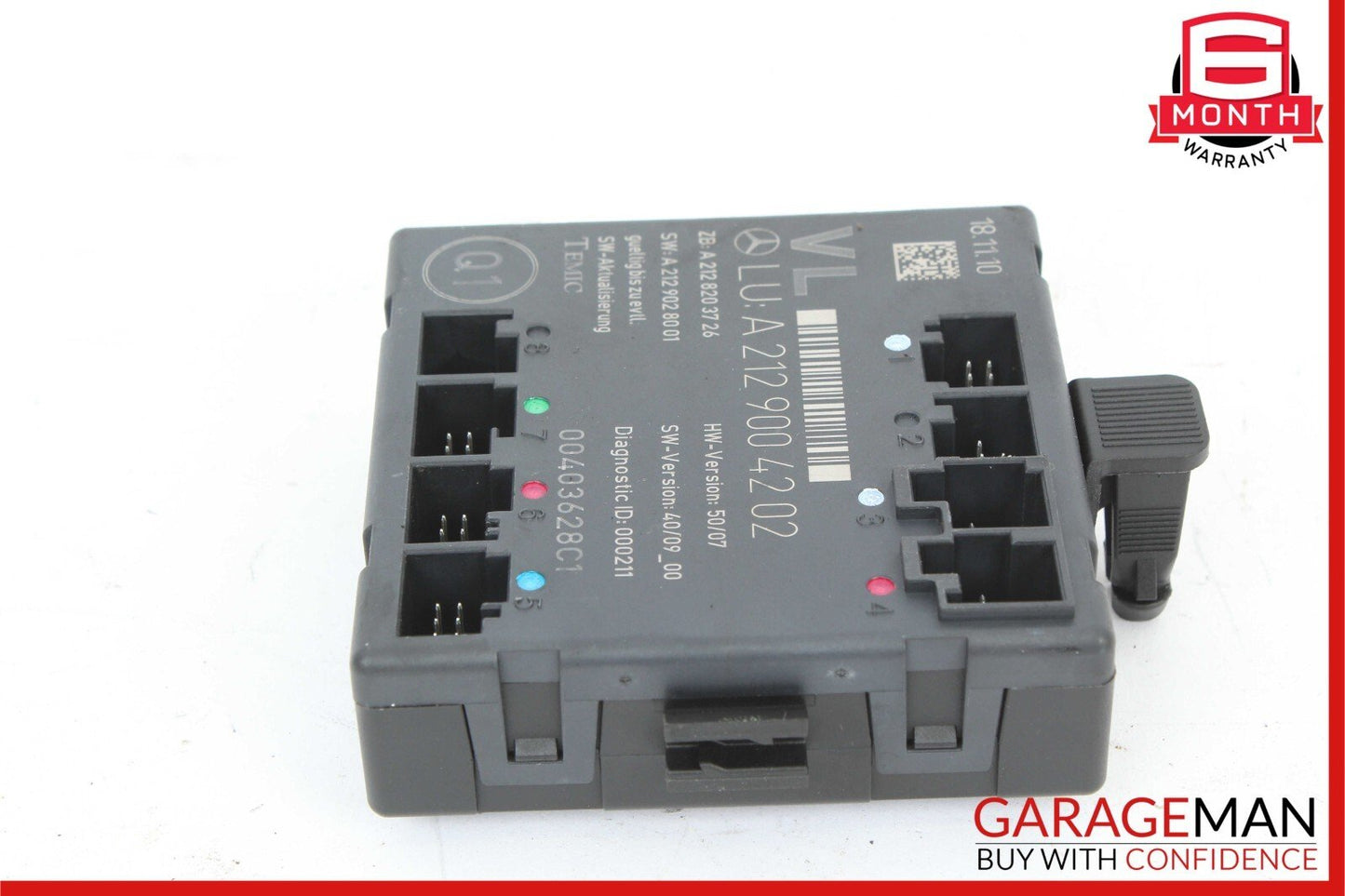 08-18 Mercedes W212 E350 C250 SLK350 Front Left Side Door Control Module OEM