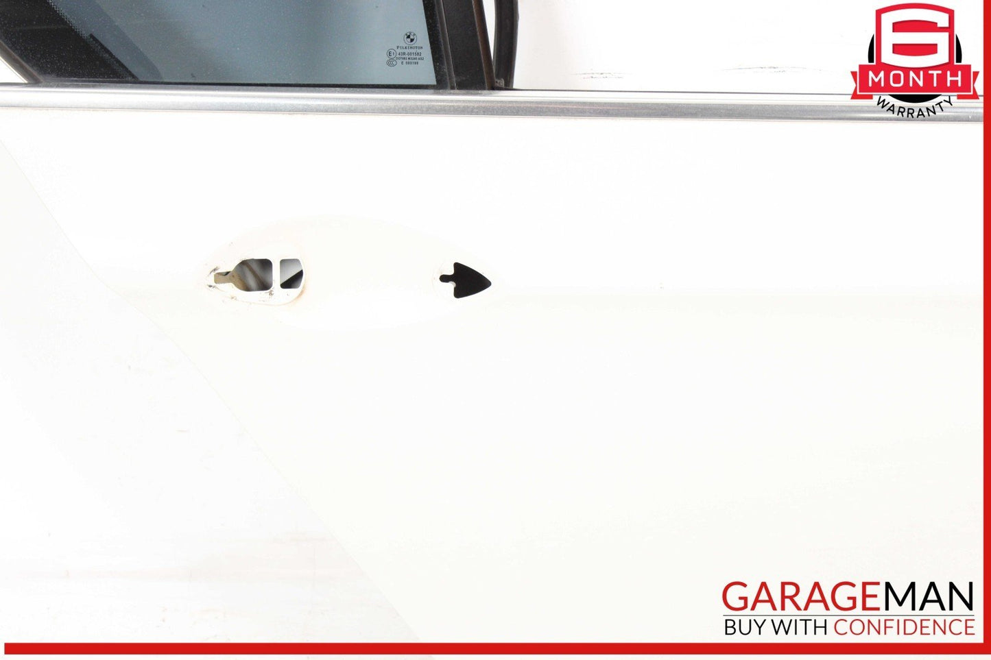 11-16 BMW 528i 535i 550i Rear Right Side Door Shell Panel White OEM