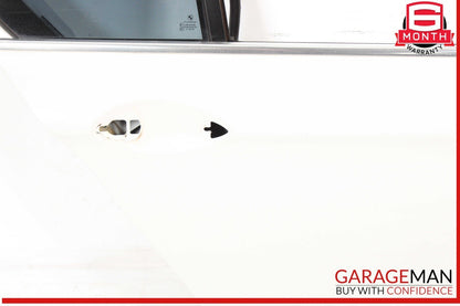 11-16 BMW 528i 535i 550i Rear Right Side Door Shell Panel White OEM