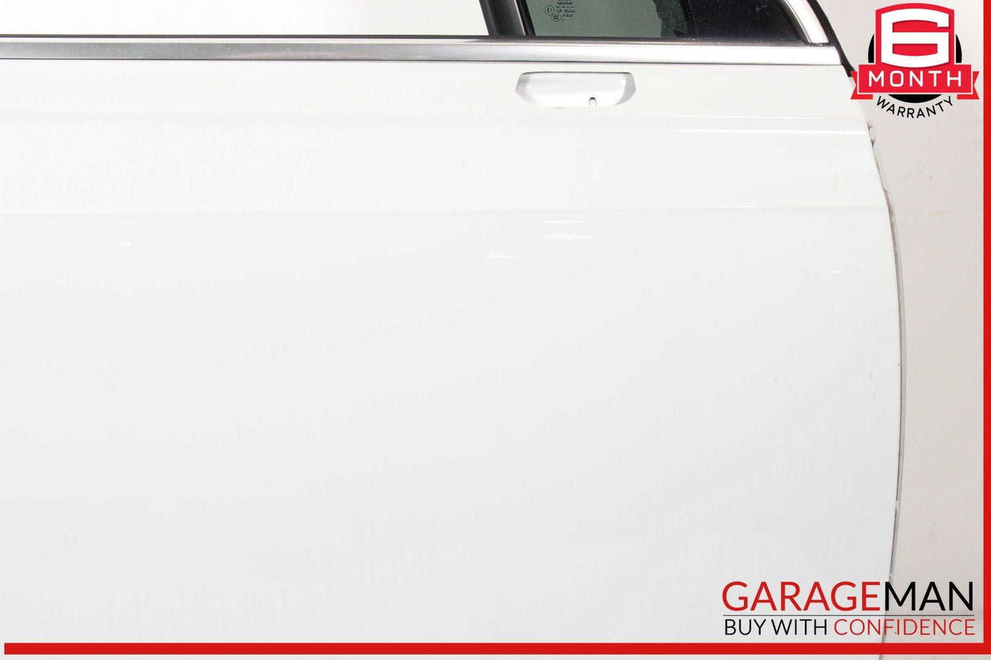 17-19 Audi Q7 Front Right Passenger Side Door Shell White OEM