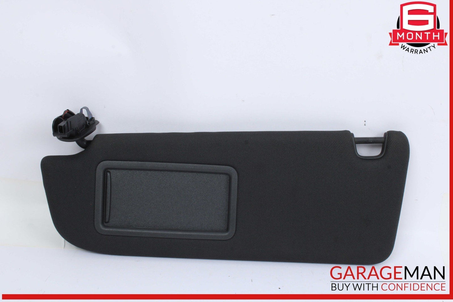 16-18 Audi A6 A7 Front Left Driver Side Sun Visor Sunvisor Black 4G0857551M OEM