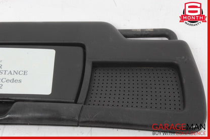 12-20 Mercedes R172 SLK250 Front Left Side Sun Visor Shade Sunvisor Cover OEM