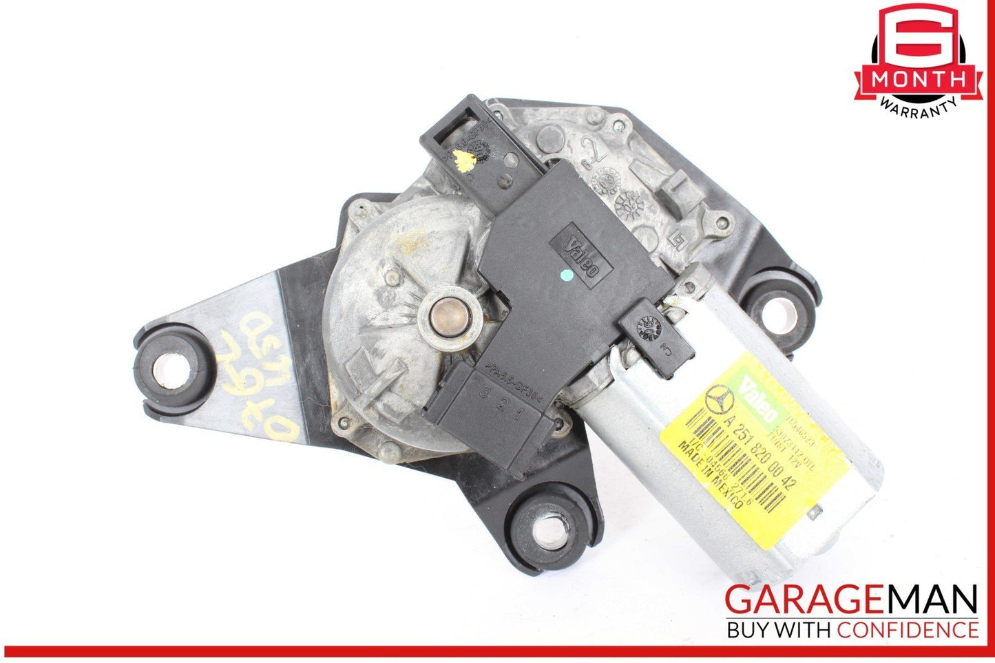 06-19 Mercedes X164 GL450 4MATIC Rear Glass Windshield Wiper Motor 2518200042