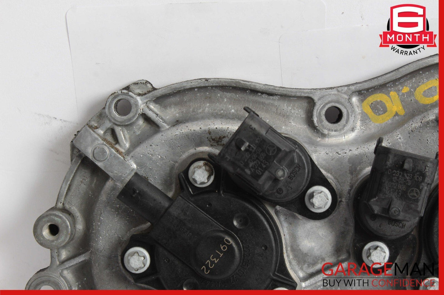 06-13 Mercedes W212 E350 S550 Front Right Engine Timing Chain Cover Plate OEM