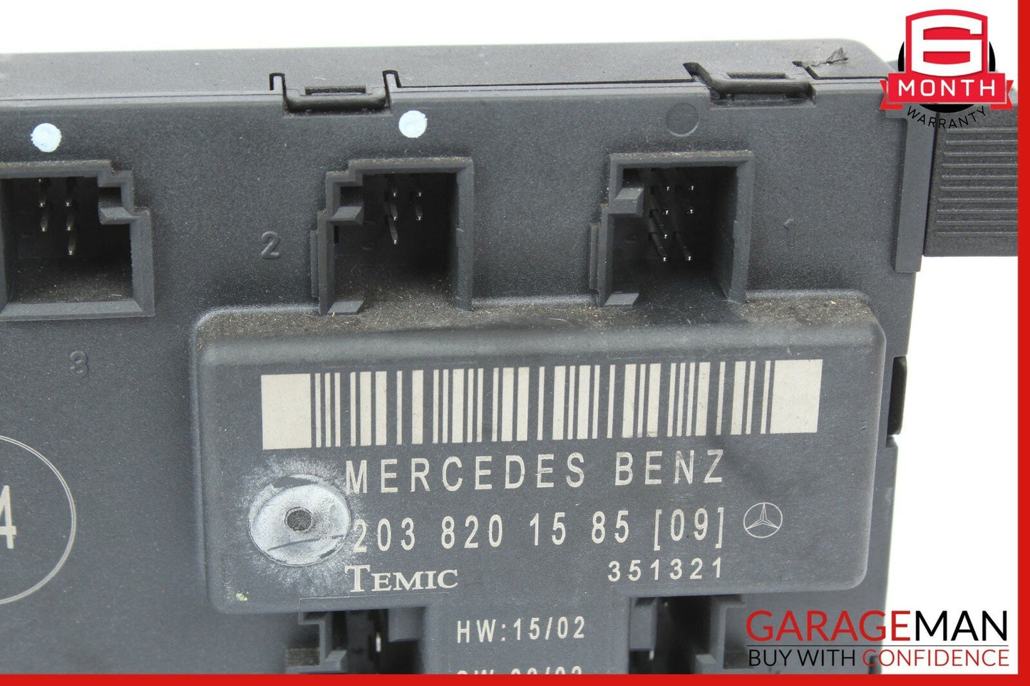 01-07 Mercedes W203 C230 C240 C320 Front Left Side Door Control Module Unit