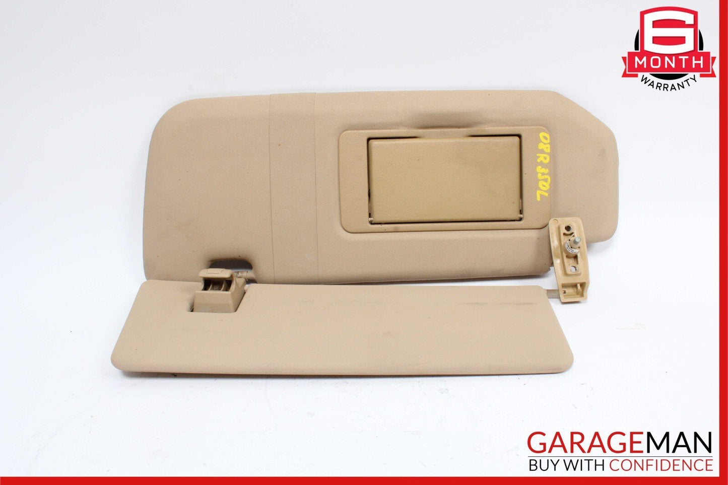 06-08 Mercedes W251 R350 R500 Sunvisor Sun Visor Shade Cover Left Driver OEM