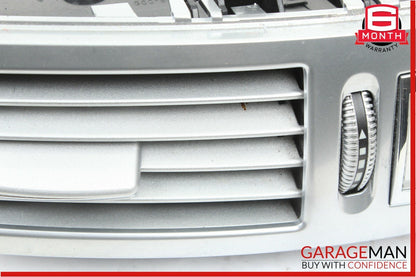 07-13 Mercedes W221 S400 S550 Dashboard Center Dash A/C Air Vent Trim Clock OEM