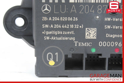 08-14 Mercedes W204 C350 Front Left Side Door Control Module OEM