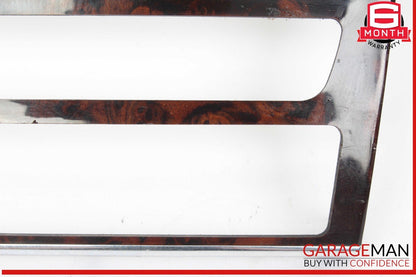 06-12 Mercedes W164 ML350 4MATIC Center Console Control Trim Panel Wood Bezel