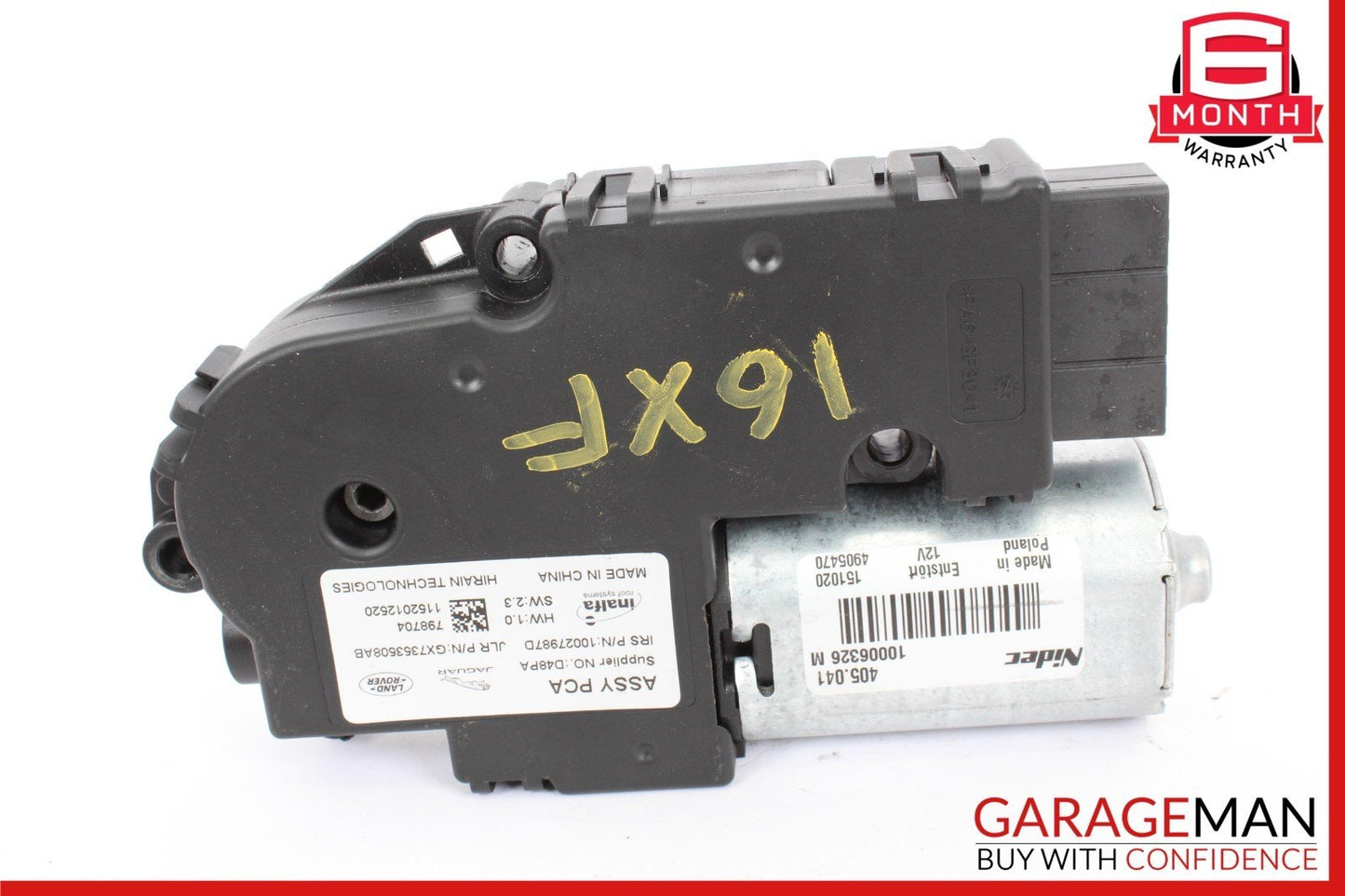16-20 Jaguar XF Sunroof Sun Roof Adjustable Gear Motor GX7353508AB OEM