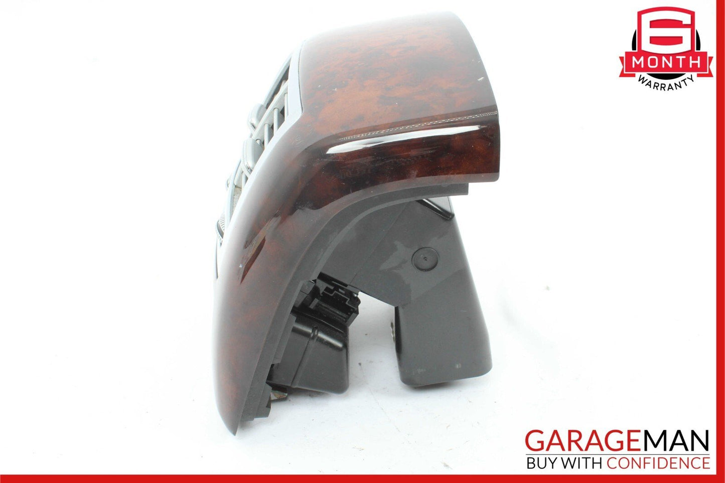 07-13 Mercedes W221 S550 Rear Center Console A/C AC Air Vent Trim Assembly Wood