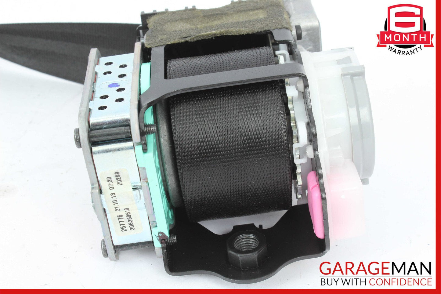 13-17 Audi Q5 Front Right Seatbelt Seat Belt Retractor Black OEM