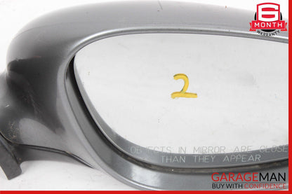 97-04 Porsche Boxster 986 Front Right Side Mirror Door Rear View Graphite Grey