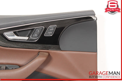 17-19 Audi Q7 Front Left Driver Side Interior Door Panel Trim OEM