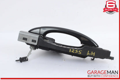 09-16 Audi S5 A5 Rear Left Driver Side Exterior Door Handle Black 8T0837885A OEM