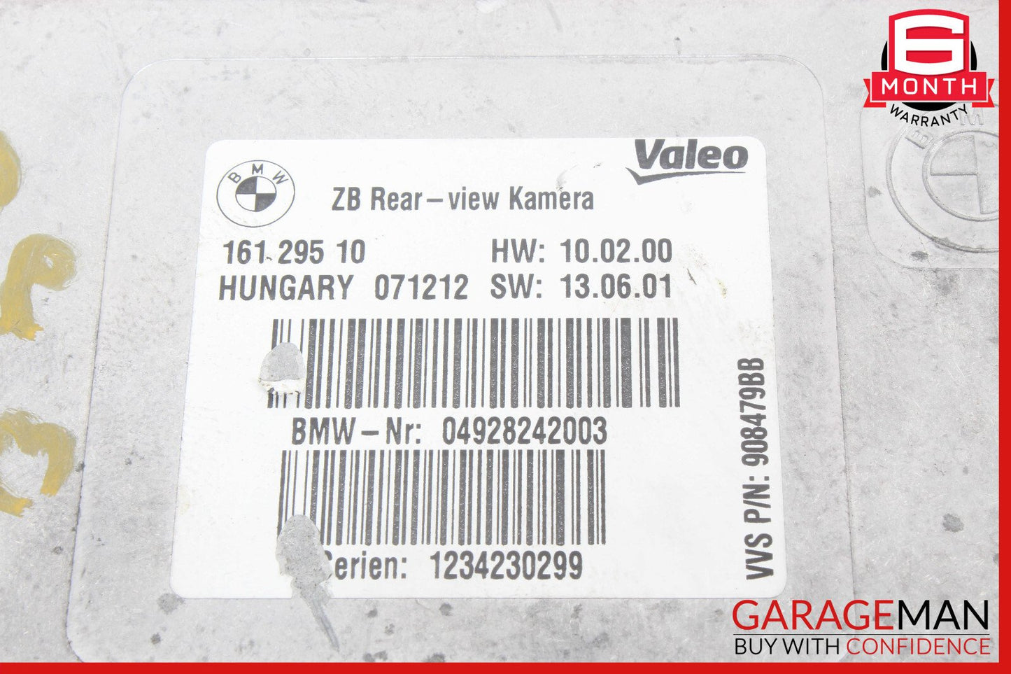 13-19 BMW 640i F06 Rear View Camera Control Module OEM
