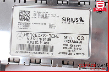 10-17 Mercedes E350 SLK250 C250 Sirius Satellite Radio Receiver DL4490