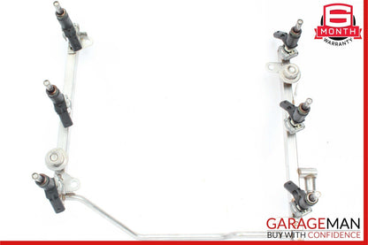 Mercedes W204 C250 C300 C350 R350 Fuel Injector Rail w/ Fuel Injectors OEM