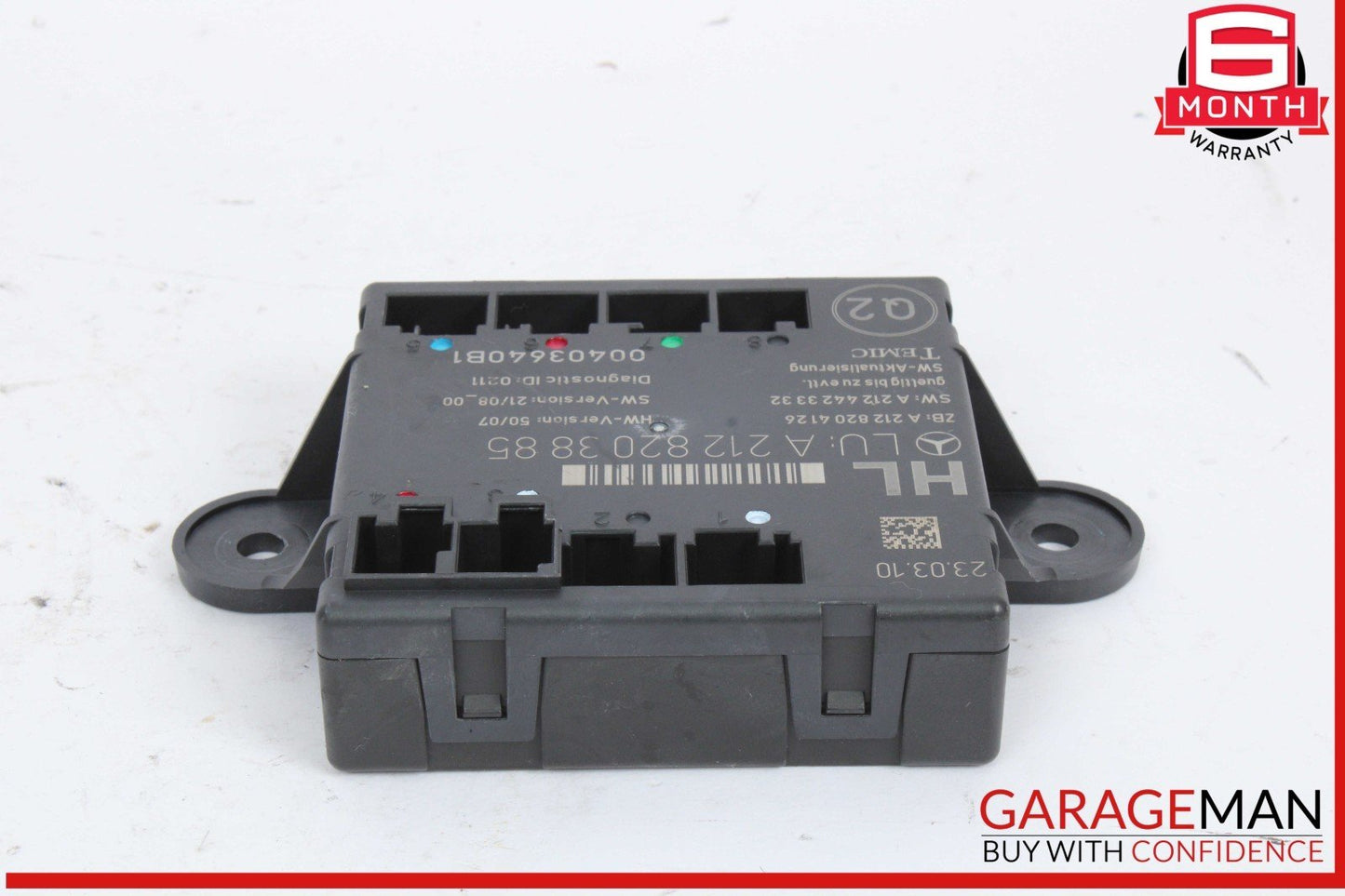 08-18 Mercedes W212 E350 Rear Left Driver Side Door Control Module Unit OEM