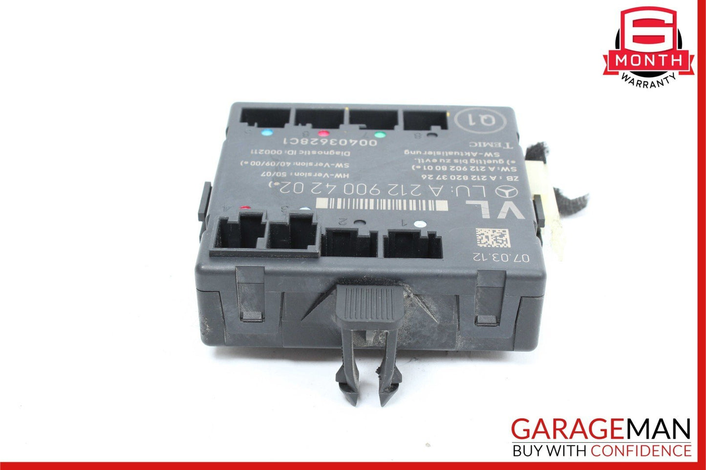 08-18 Mercedes W204 C250 C300 E400 Front Left Side Door Control Module OEM