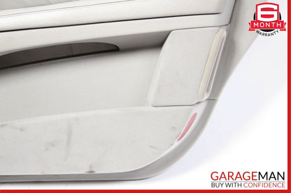 03-06 Mercedes W211 E500 Front Right Side Interior Door Panel Trim Cover Gray