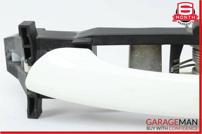 05-07 Mercedes W203 C230 C55 AMG Rear Left Side Exterior Door Handle White OEM