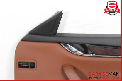 14-17 Maserati Quattroporte M156 Front Right Side Interior Door Panel OEM