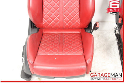 18-24 Audi S5 Complete Front & Rear Seats Seat Cushion Assembly Red OEM