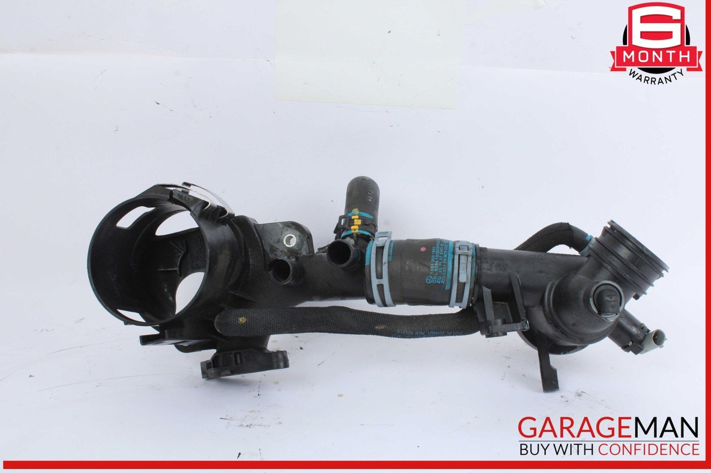 13-15 Mercedes X204 GLK250 Coolant Thermostat Housing 6512031682 OEM
