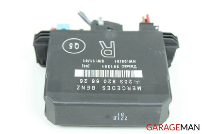 01-07 Mercedes W203 C230 C32 AMG Rear Right Door Control Module 2038206626 OEM