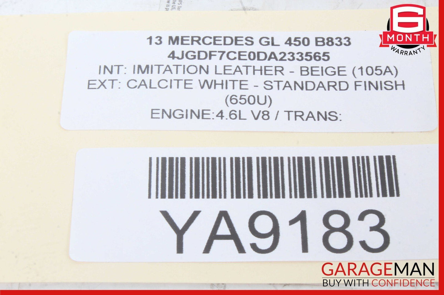 12-20 Mercedes X166 GL450 SLK250 Hand Parking Brake Control Module OEM