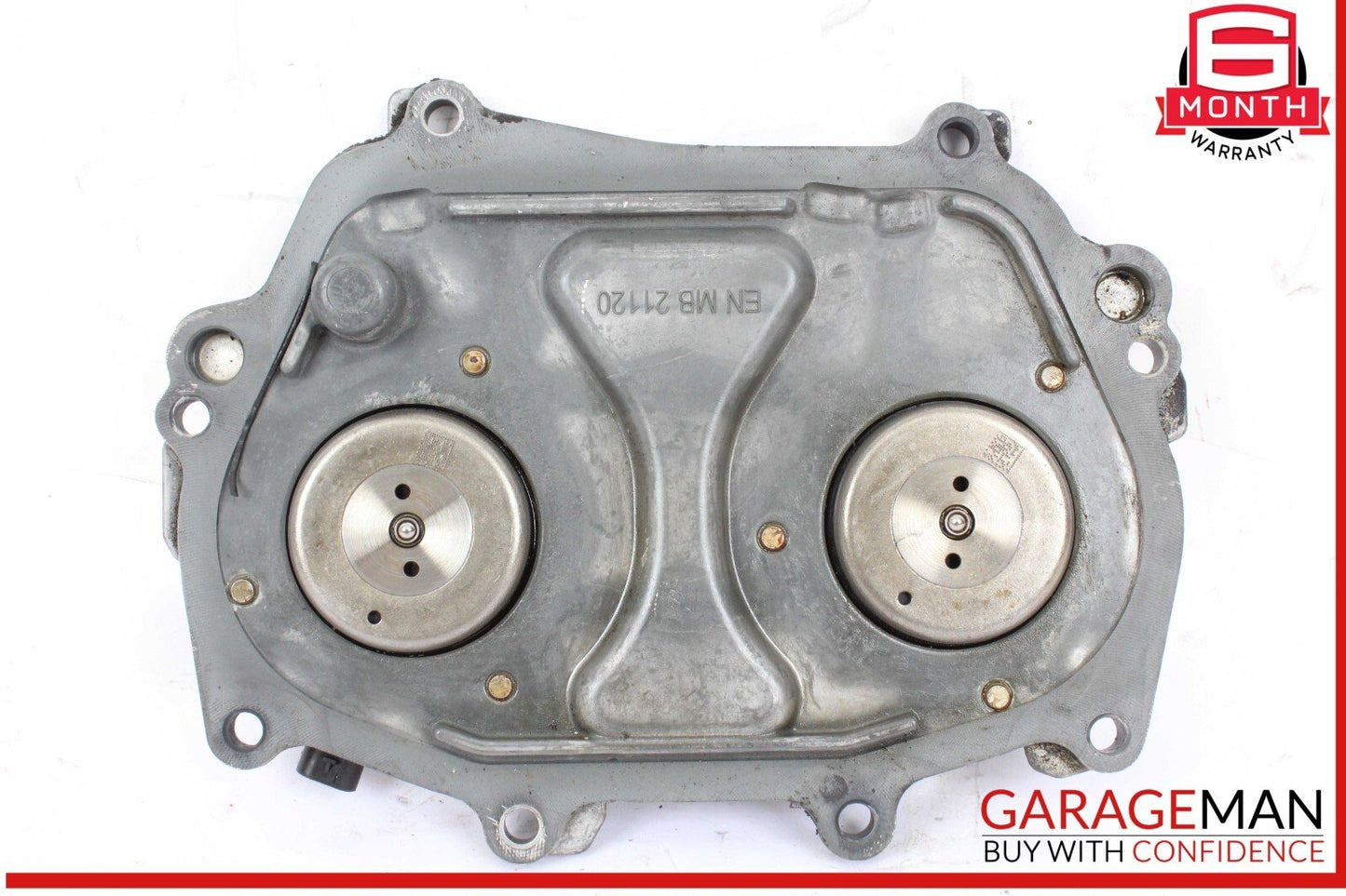 12-18 Mercedes W222 S550 Front Right / Left Engine Timing Chain Cover Plate OEM