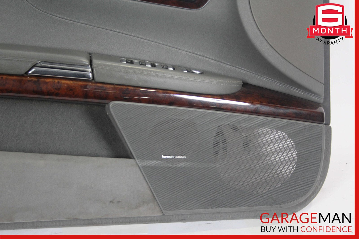 07-10 Mercedes W216 CL550 Front Left Side Interior Door Trim Panel Gray