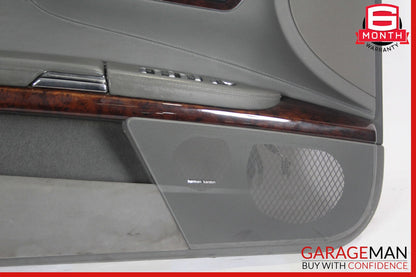 07-10 Mercedes W216 CL550 Front Left Side Interior Door Trim Panel Gray