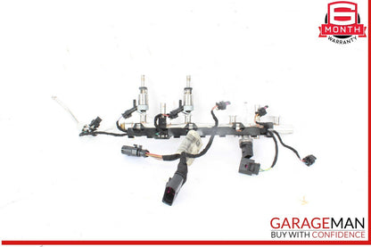 17-20 Audi A4 Fuel Injection Rail w/ Injectors 06K133317G OEM