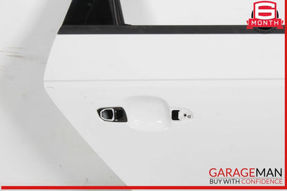 17-19 Audi A4 Sedan Door Shell Rear Right Passenger Side White OEM