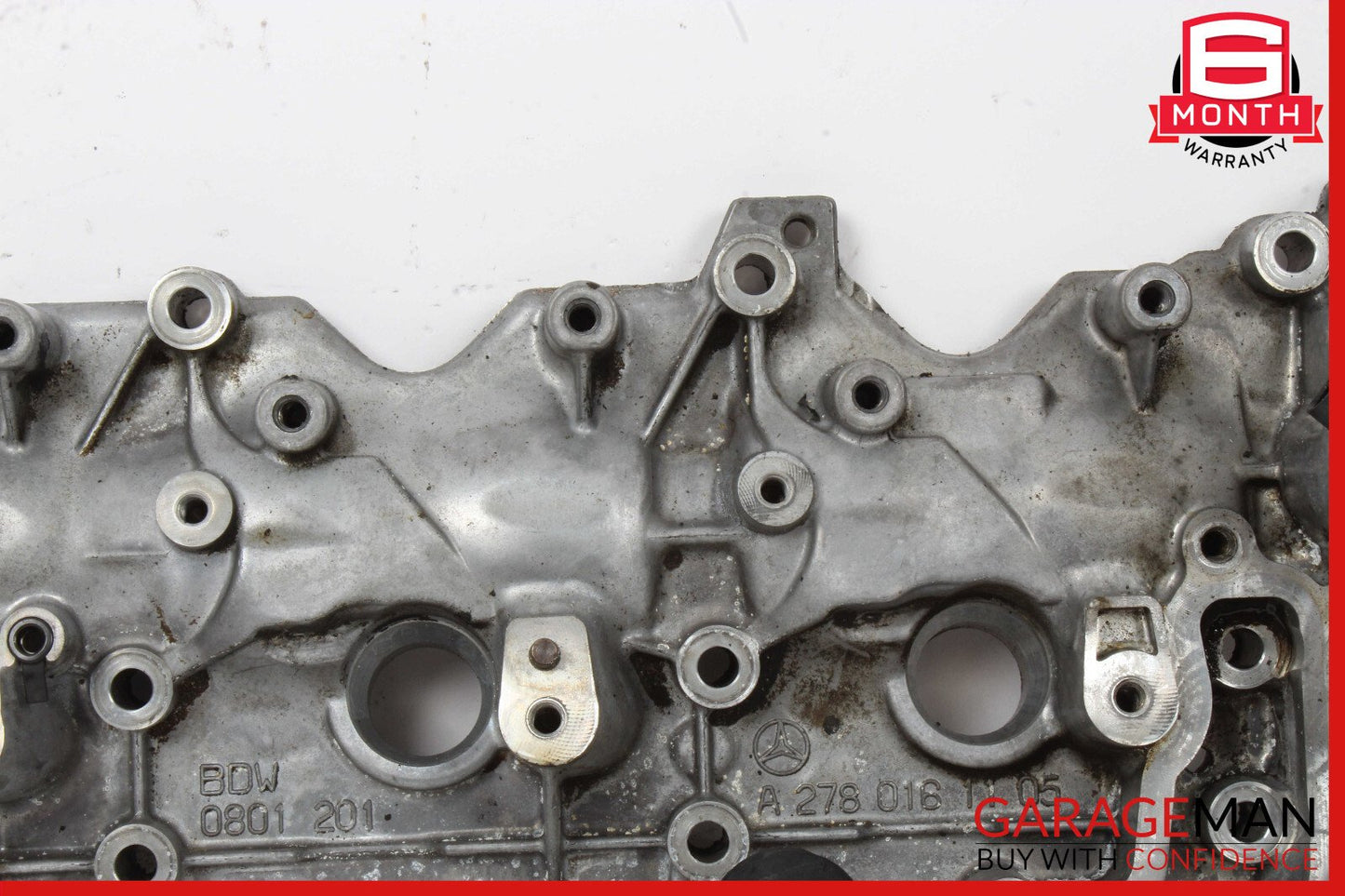 11-20 Mercedes X166 GL450 E550 S550 Left Side Engine Cylinder Head Valve Cover