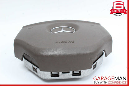 06-08 Mercedes X164 GL320 GL450 ML350 R350 Steering Wheel Airbag Leather Brown