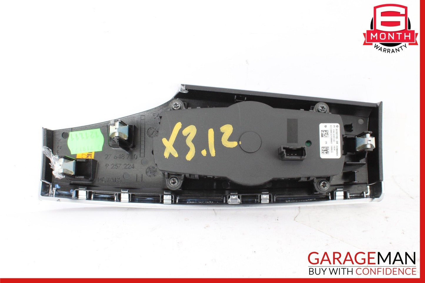 11-16 BMW X3 528i 535i 550i Headlight Fog Light Switch Control 9192745