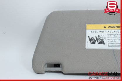 10-17 Mercedes W207 E350 C350 Front Right Side Sun Visor Shade Sunvisor Gray