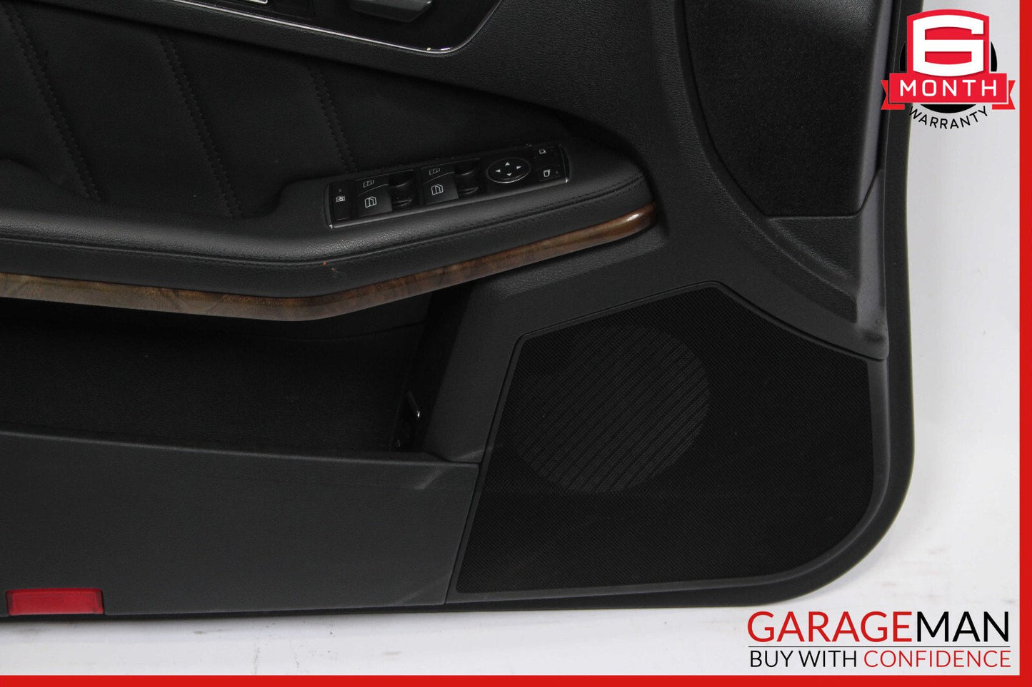 10-13 Mercedes W212 E350 E550 Front Left Interior Door Panel Trim Cover Black