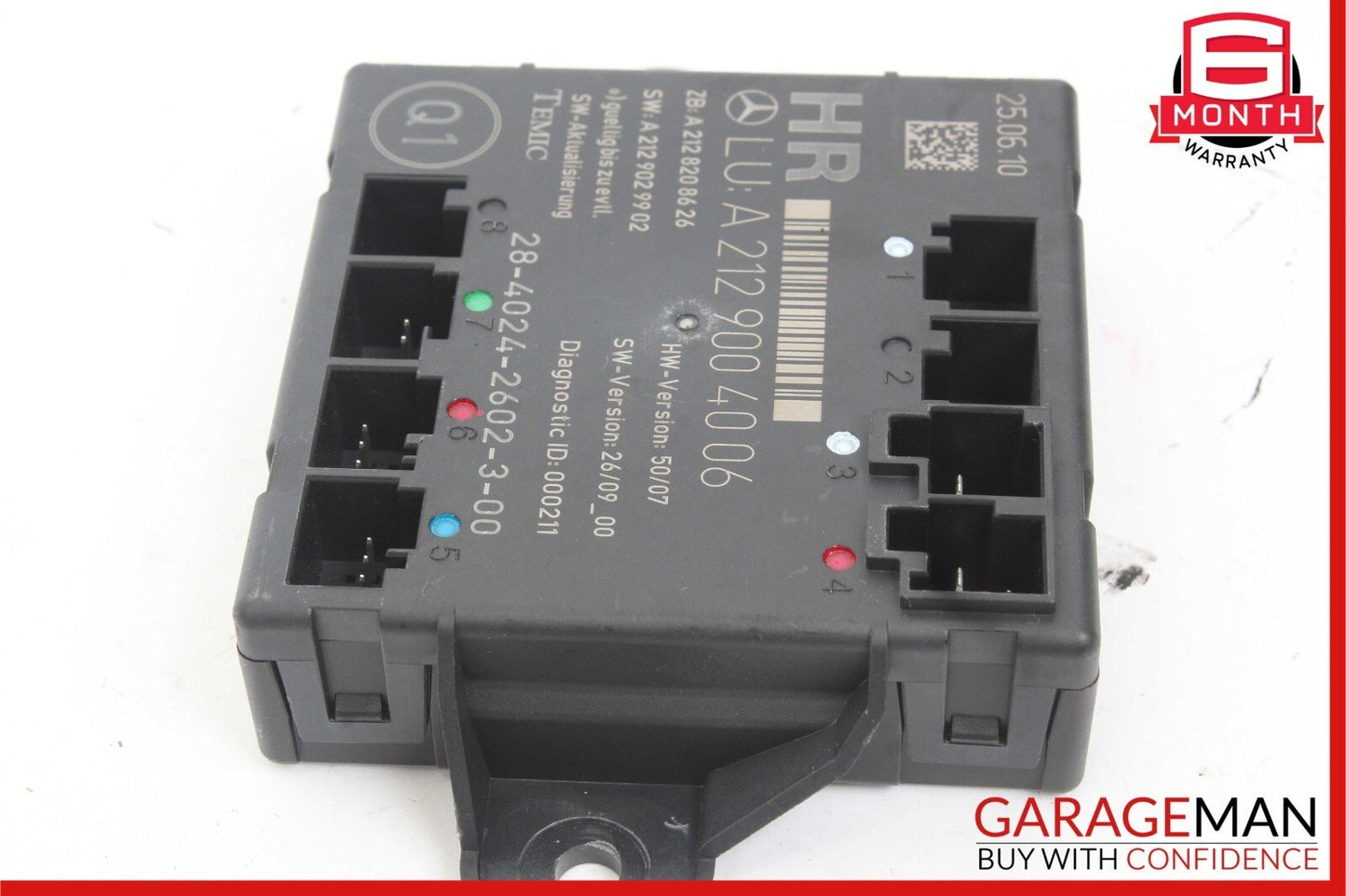 08-18 Mercedes W212 E550 C350 Rear Right Side Door Control Module OEM