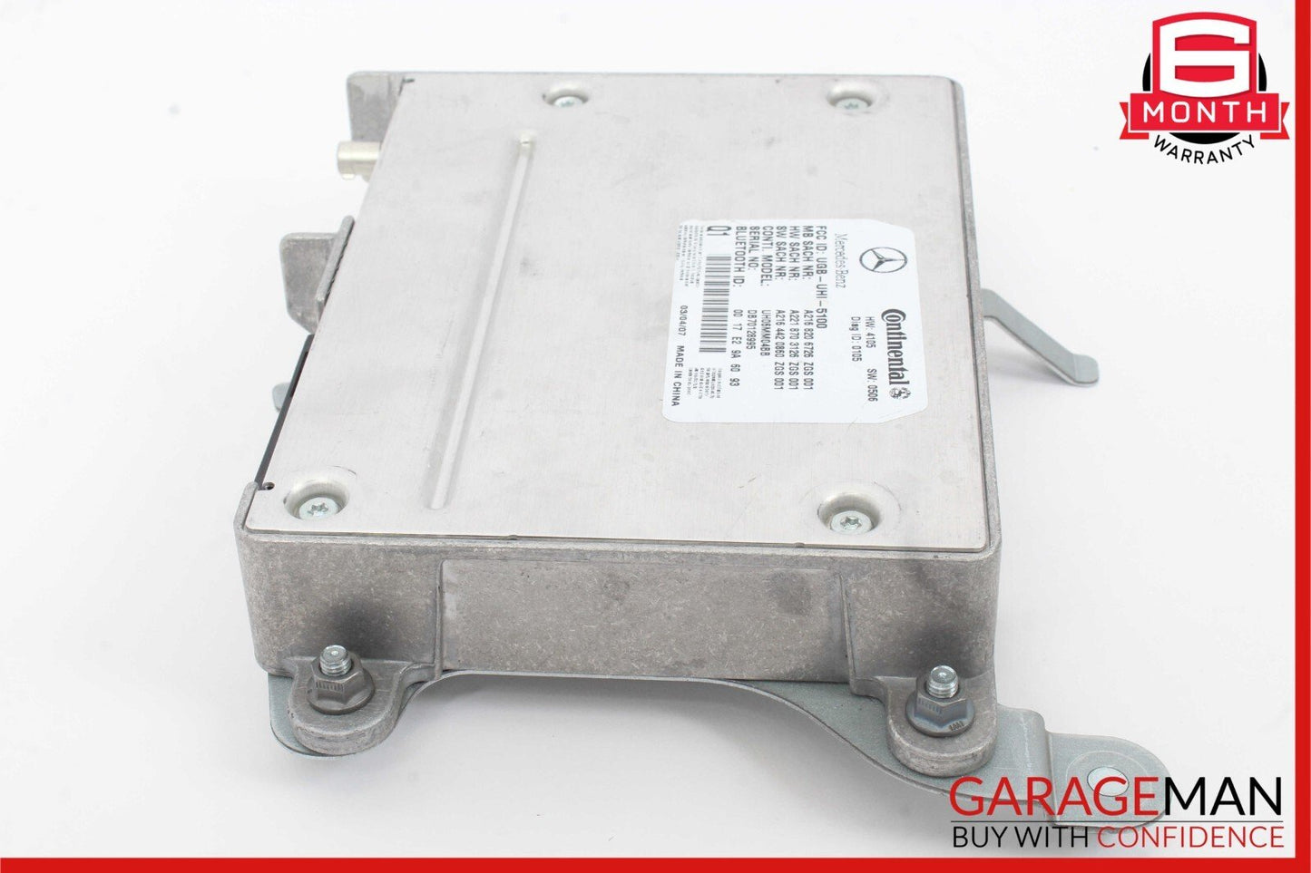 07-10 Mercedes W221 S600 CL600 Bluetooth Mobile Cell Phone Control Module Unit