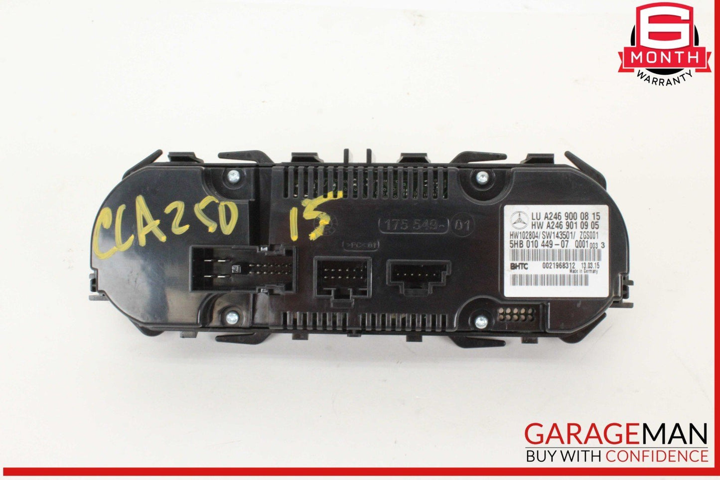 14-19 Mercedes W117 CLA250 CLA200 A/C AC Heater Climate Control Module OEM