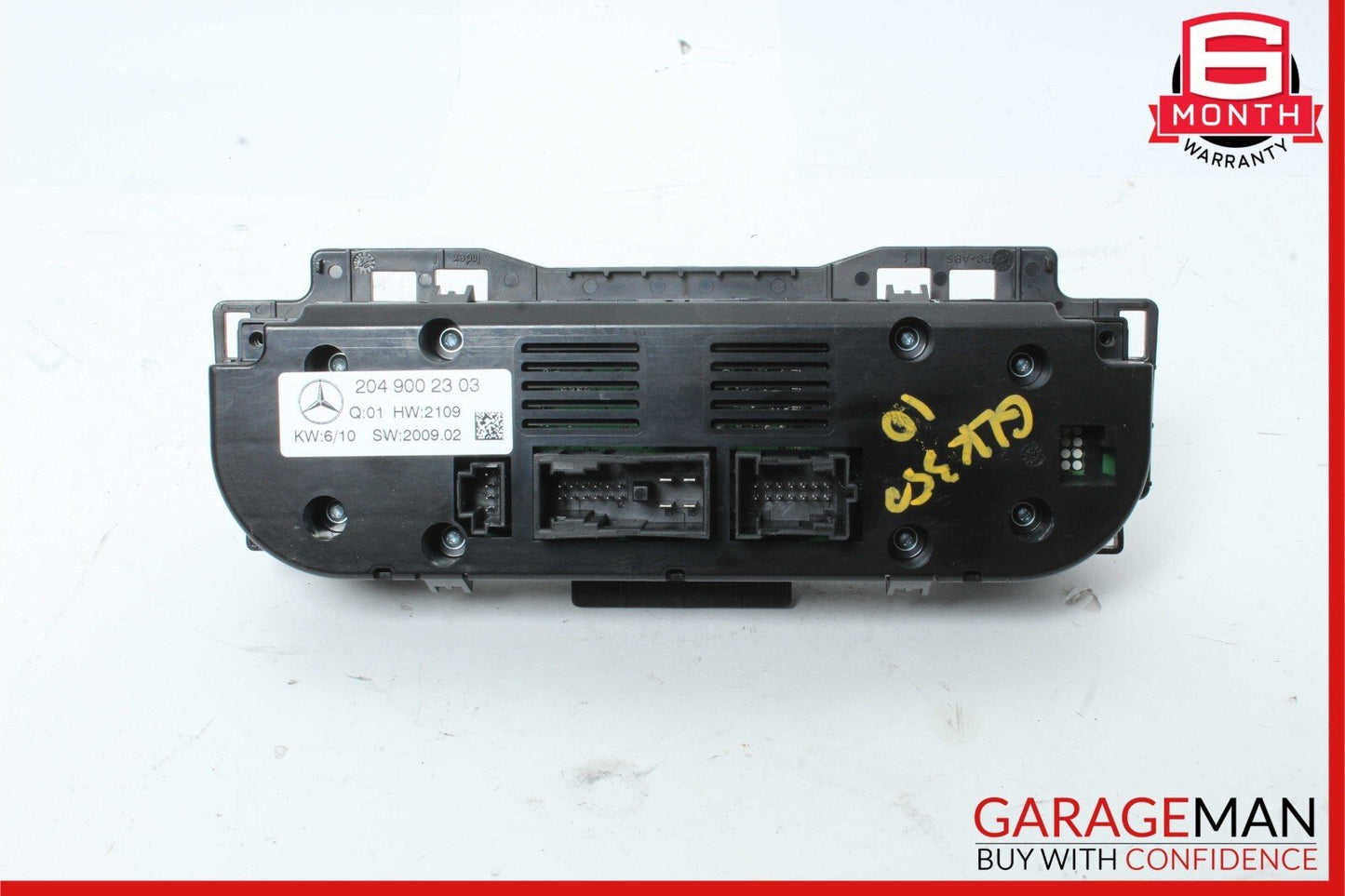 08-12 Mercedes X204 GLK350 C300 AC A/C Heater Temperature Climate Switch Control