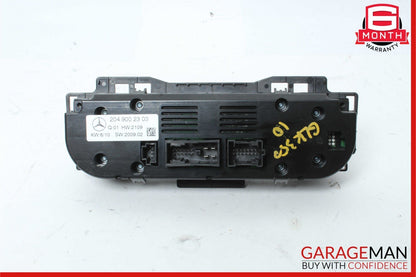 08-12 Mercedes X204 GLK350 C300 AC A/C Heater Temperature Climate Switch Control