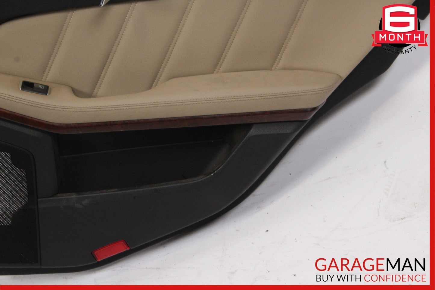 10-13 Mercedes W212 E550 Rear Right Side Interior Door Panel Assembly Beige