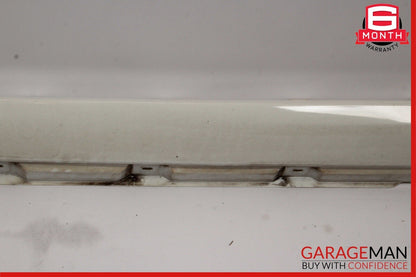 06-13 Mercedes W251 R350 Left Side Skirt Rocker Moulding Panel Alabaster White