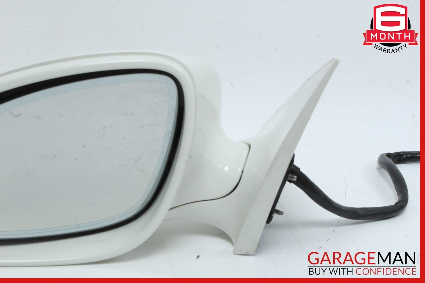 07-09 Mercedes W221 S550 Front Left Side Mirror Rear View Door Calcite White