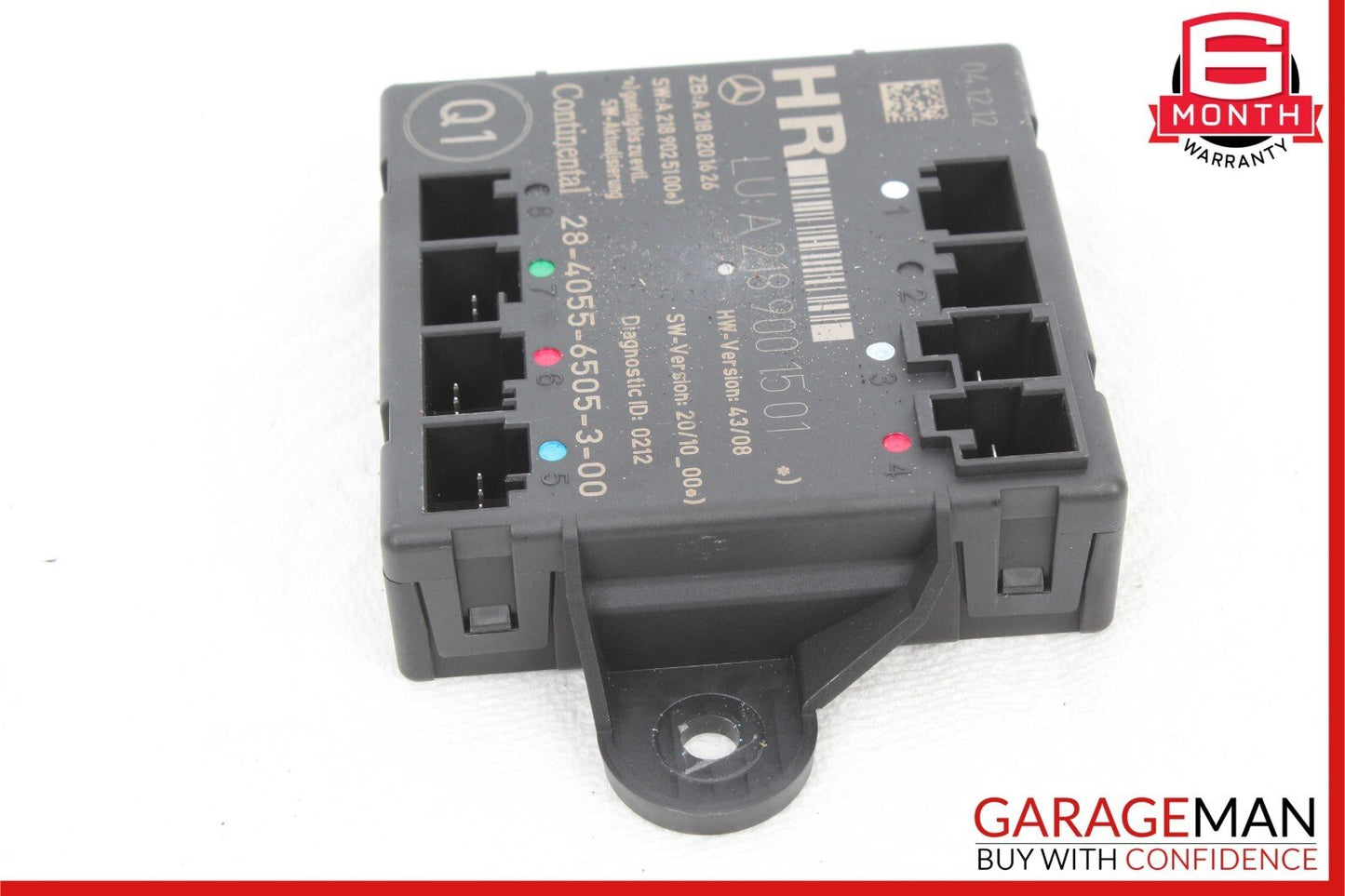 08-18 Mercedes W212 E63 AMG C300 Rear Right Side Door Control Module Unit OEM